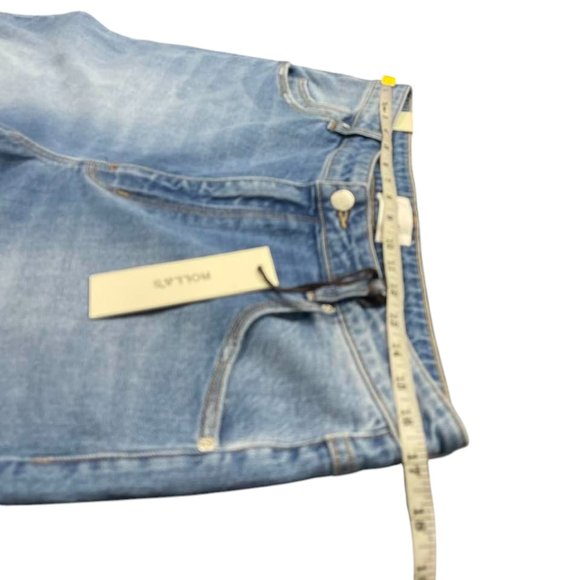 Rolla's Australia NWT Women's Medium Wash Mid Rise Miller Cropped Jeans 32/28 - Picture 8 of 16
